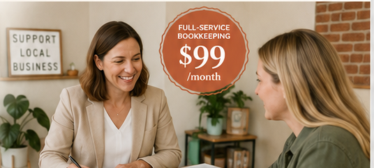 A local bookkeeper meeting with a Chester County business owner